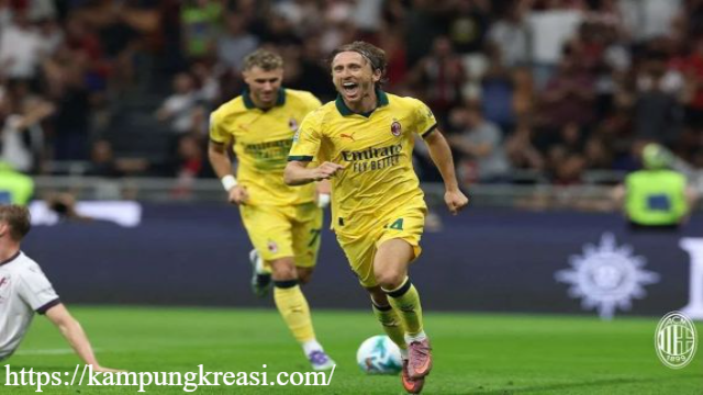 Luka Modric Berseragam Rossoneri